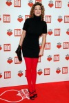 Alexandra Kamp wearing red pantyhose