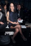 Alizée with crossed legs