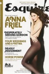 Anna Friel in pantyhose on Esquire's cover