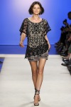 Carmen Kass on the catwalk