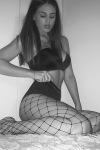 Cecilia Rodriguez wearing whale fishnet tights
