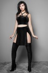 Charli  in high heels boots
