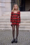 Chiara Ferragni wearing black tights