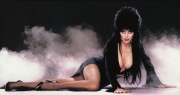Elvira wearing black pantyhose