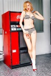 Evan Rachel Wood posing with coke