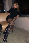 Francesca Ruocco wearing fashion tights