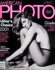 Gisele Bündchen nude with fishnet tights