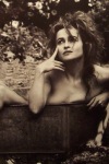 Helena Bonham Carter naked in a bath tub