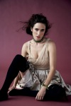 Jennifer Connelly with black stockings