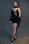 Joey King with black fishnet tights Joey King with black fishnet tights