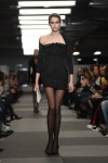 Kaia Gerber on the runaway wearing sheer tights Kaia Gerber on the runaway wearing sheer tights