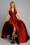 Katherine Kelly Lang with a red dress