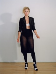 Lili Reinhart wearing black nylons