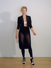 Lili Reinhart wearing black nylons