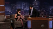 Mandy Moore showing off her legs on tv