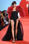 Rosario Dawson's legs on the catwalk