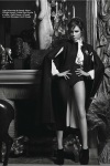 Victoria Beckham in legs and cape