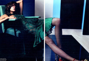 Daria Werbowy in fishnet pantyhose Daria Werbowy in fishnet pantyhose
