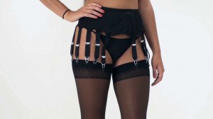 garter belt that has metal garters