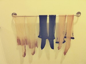 hang stockings to dry