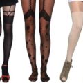 mock Garter belt pantyhose